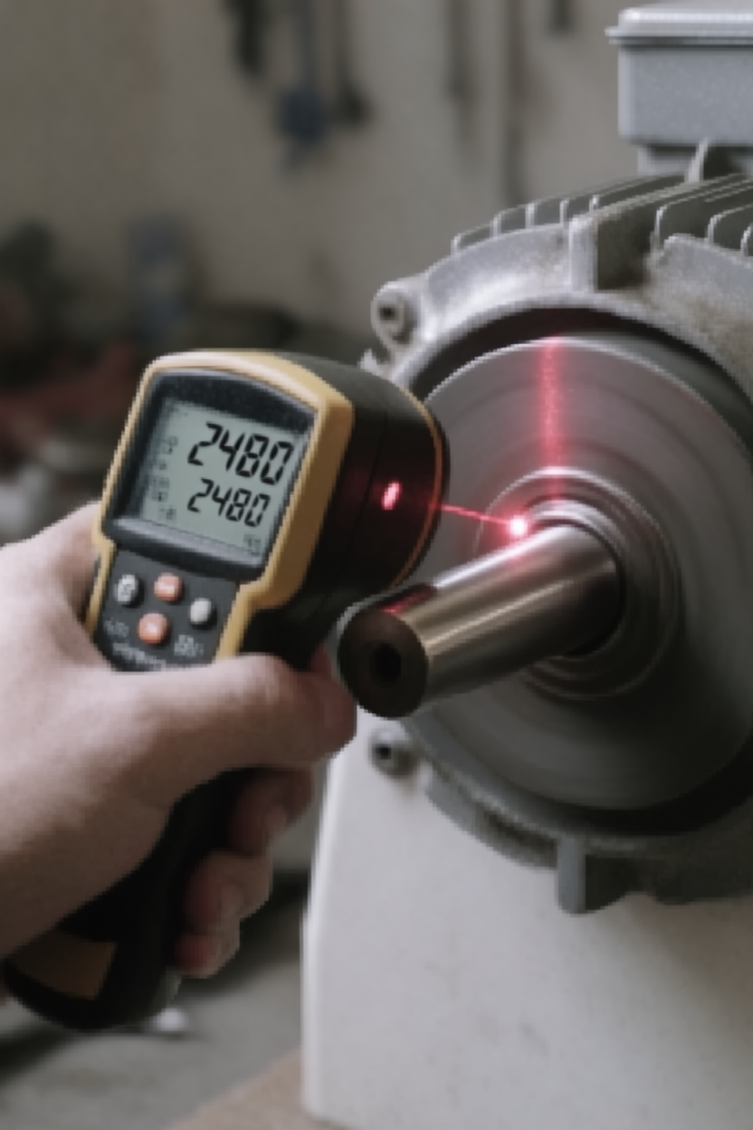 Digital Non-Contact High-Speed Tachometer